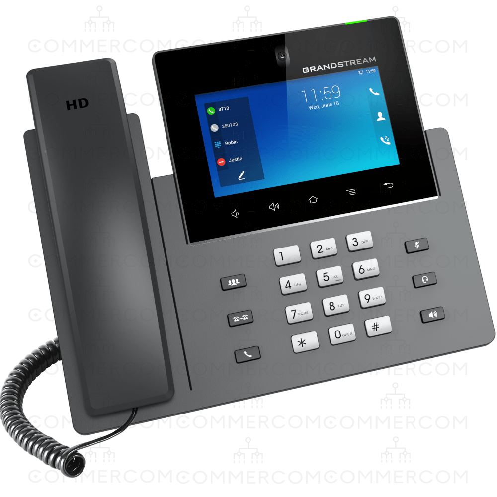 Відео-телефон на базі Android Grandstream GXV3350 вигляд справа