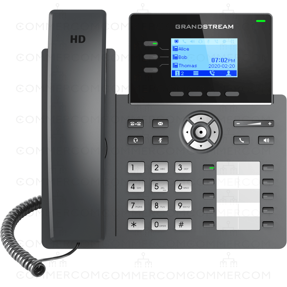 IP телефон Grandstream GRP2604 вигляд спереду