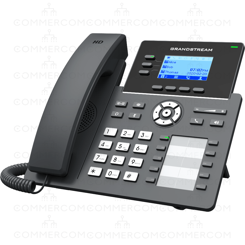 IP телефон Grandstream GRP2604 вигляд зліва під кутом