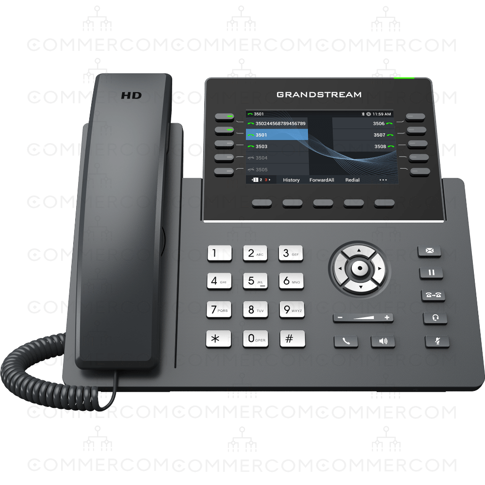 IP телефон Grandstream GRP2615 вигляд спереду під кутом