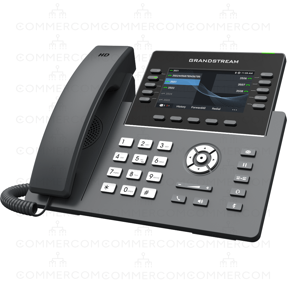IP телефон Grandstream GRP2615 вигляд зліва під кутом