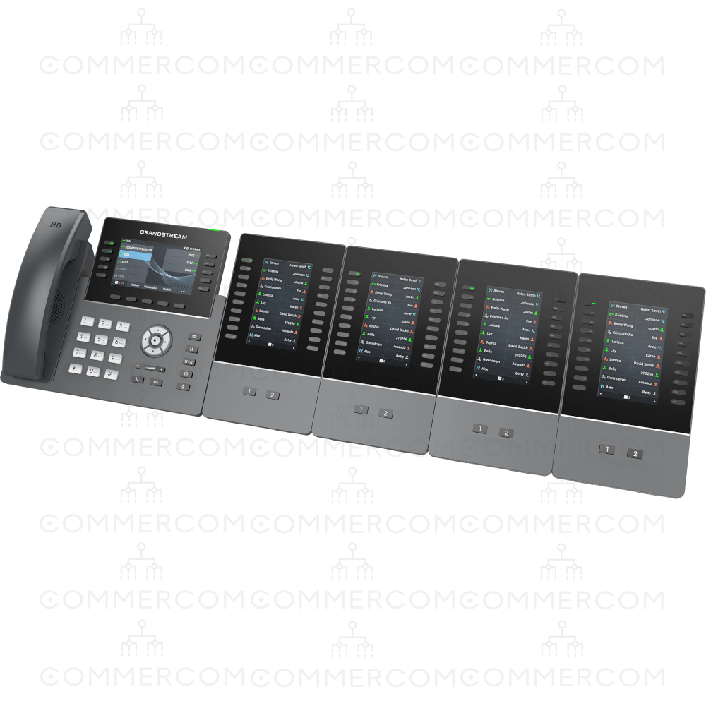 IP телефон Grandstream GRP2615 з багатьма модулями розширення GBX20