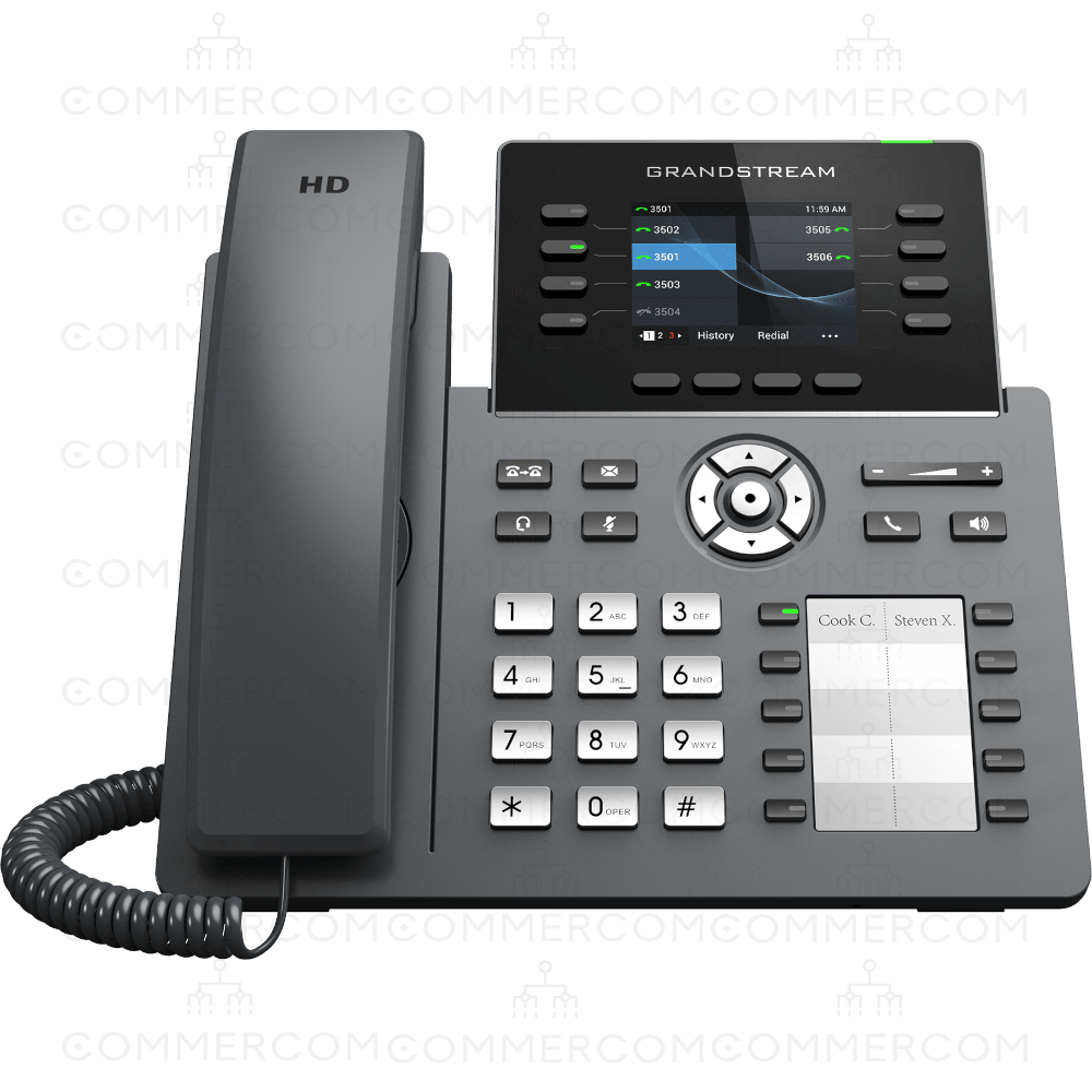 IP телефон Grandstream GRP2634 вигляд спереду під кутом