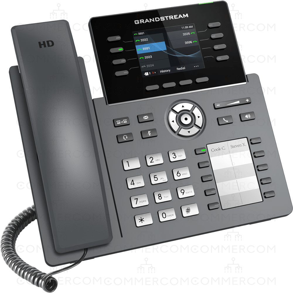 IP телефон Grandstream GRP2634 вигляд справа
