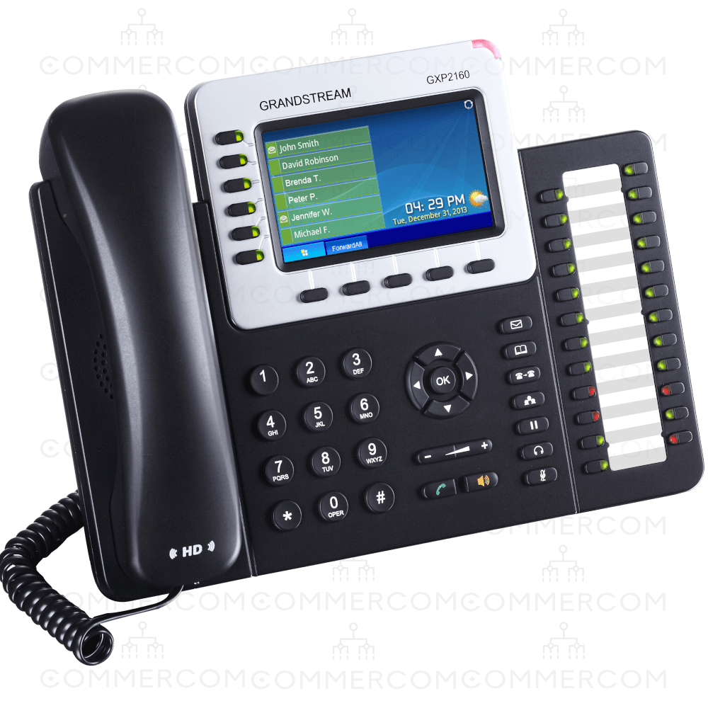 IP телефон Grandstream GXP2160 вигляд справа