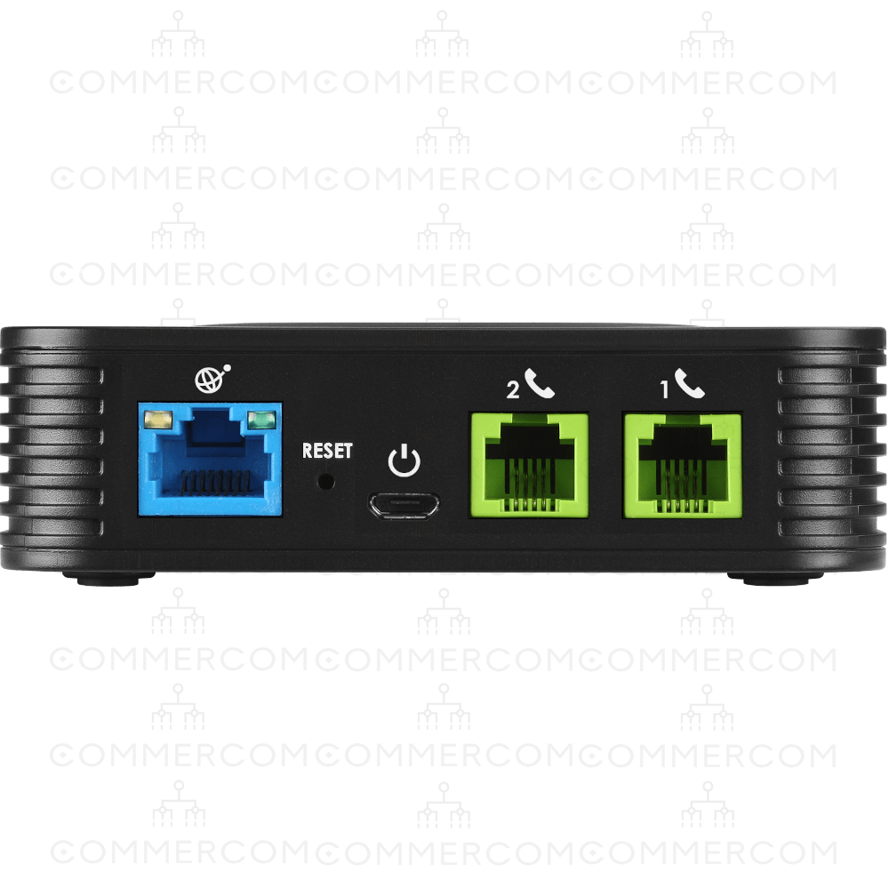 IP-FXS шлюз Grandstream HT802 вигляд ззаду