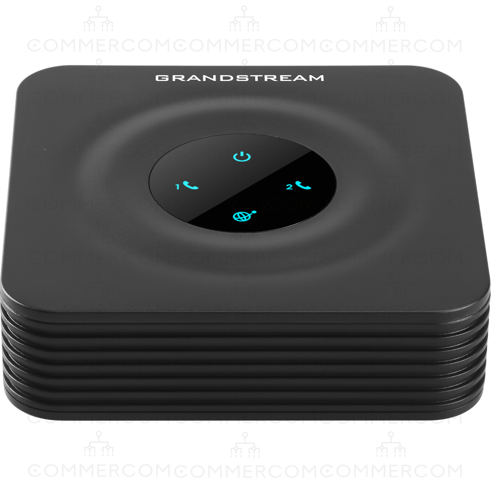 IP-FXS шлюз Grandstream HT802 вигляд спереду під кутом