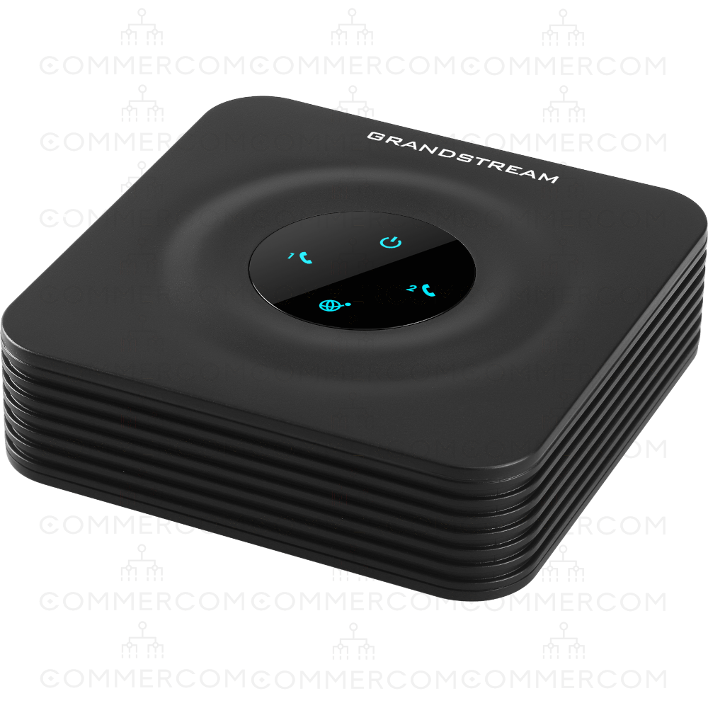 IP-FXS шлюз Grandstream HT802 вигляд зліва під кутом