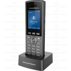 Переносний Wi-Fi телефон Grandstream WP825 вигляд зліва з підставкою